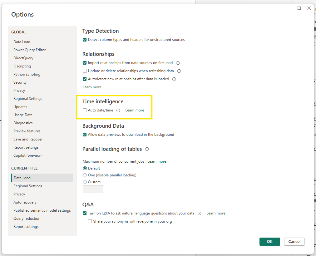 Auto date/time turned off — one checkbox